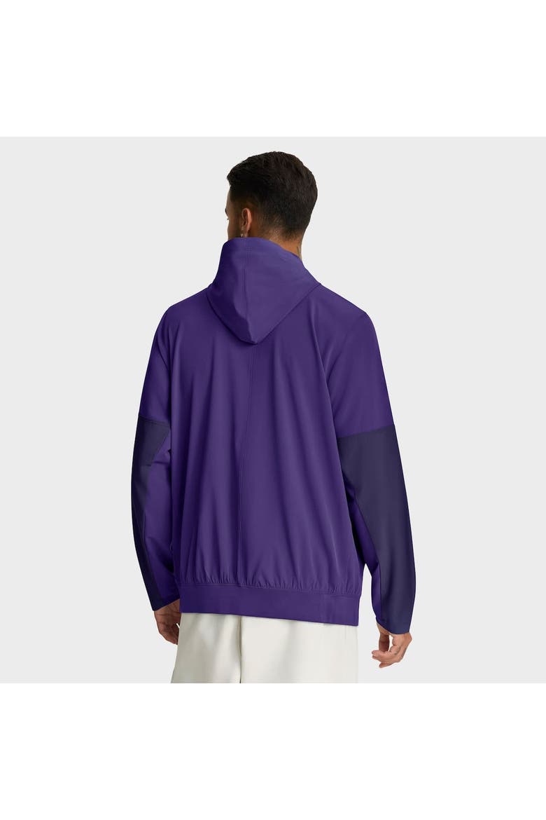 Men's Nike Purple Minnesota Vikings Sideline Anorak Half-Zip Hoodie Jacket, Alternate, color, Purple