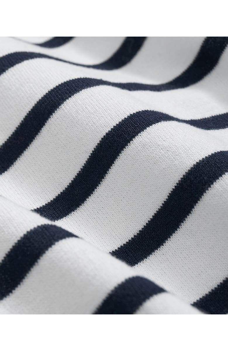 Brooks Brothers Stripe Short Sleeve Cotton Polo Sweater, Alternate, color,