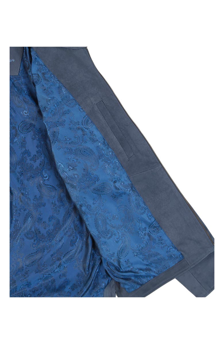 Robert Graham Artino Leather Racing Jacket, Alternate, color, 