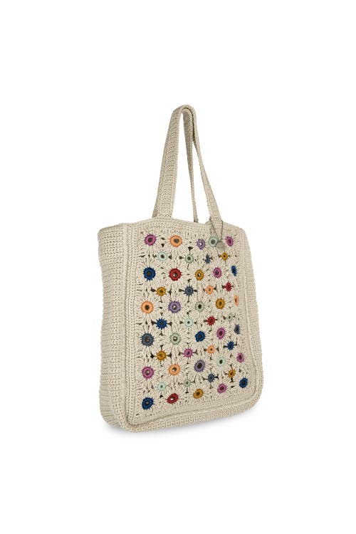 The Sak Lanie Market Tote Bag In Natural Multi Flower