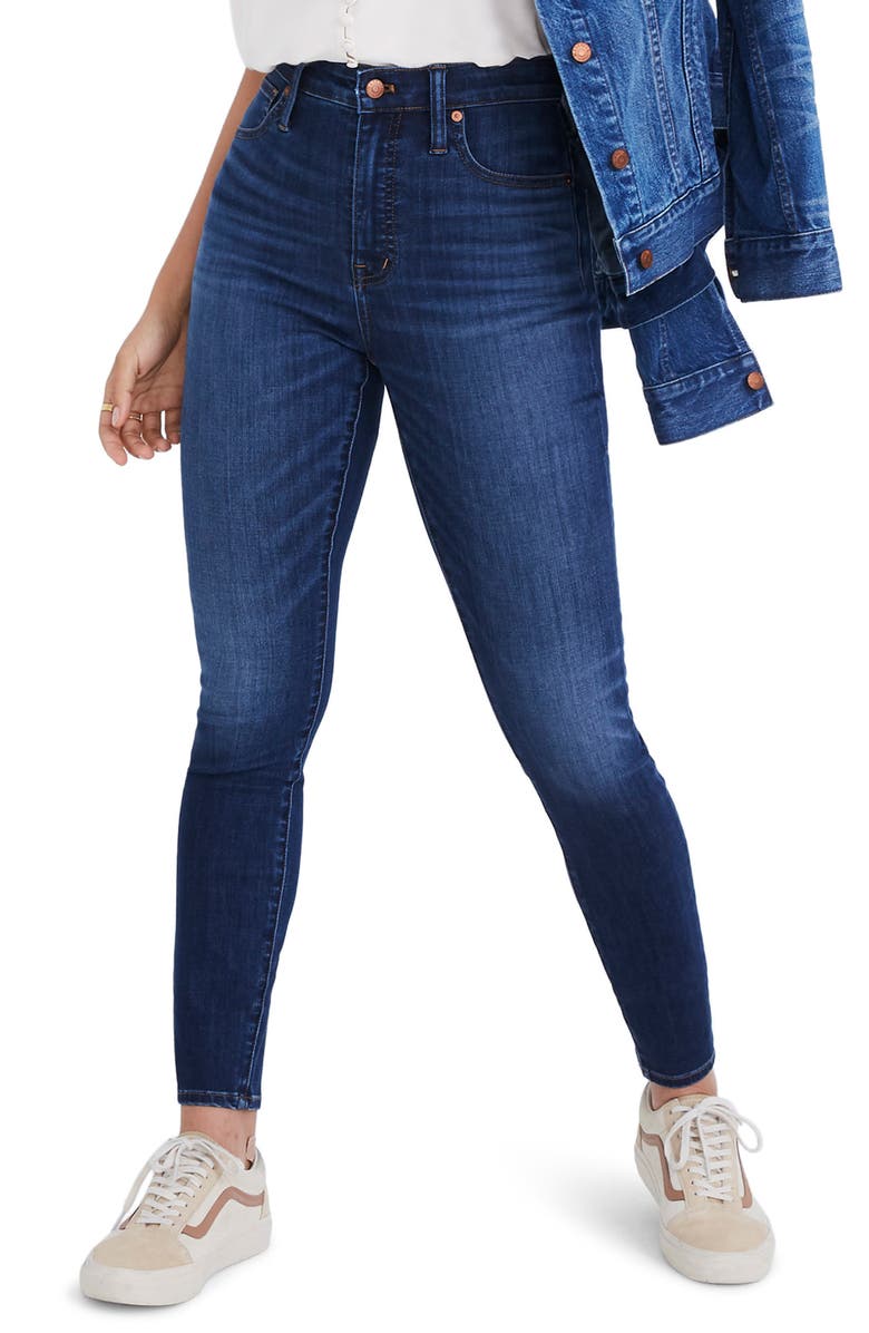 Madewell Curvy High Waist Skinny Jeans, Main, color,