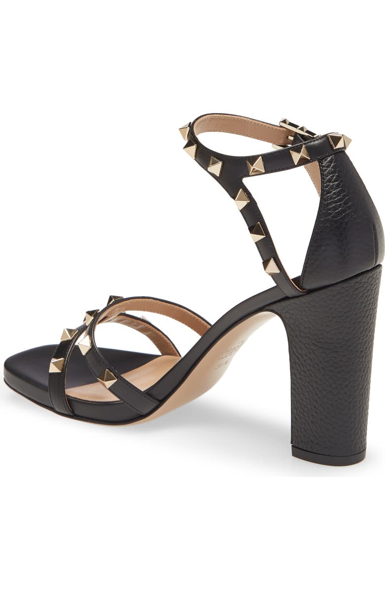 Valentino Garavani Valentino Rockstud Strappy Block Heel Sandal, Alternate, color,