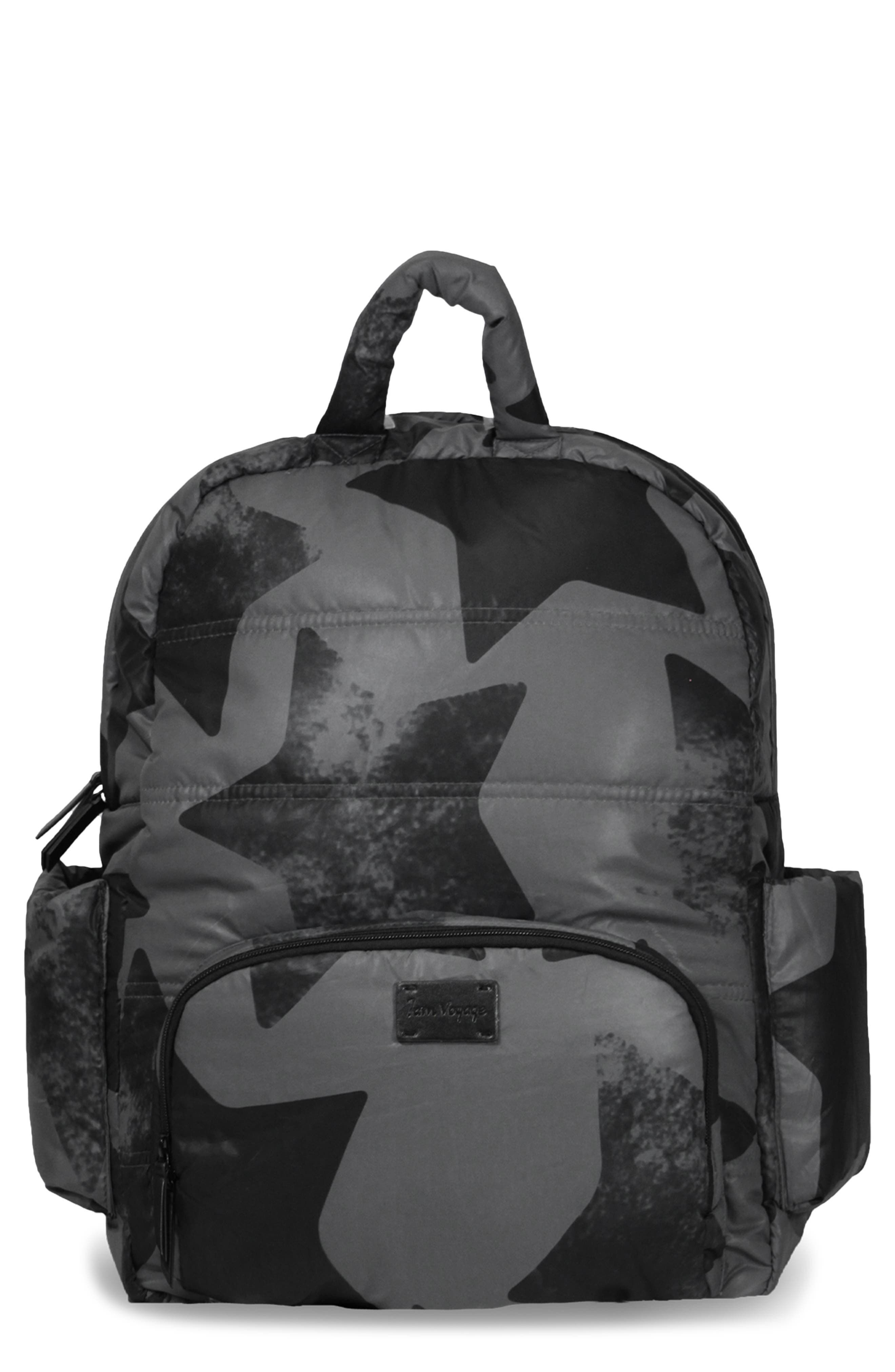 7 A.M. Enfant BK718 Diaper Backpack, Main, color, Print Stella Grand