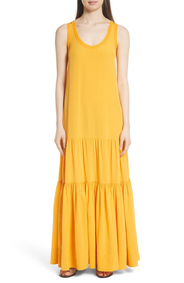 Elizabeth and James Hazel Silk Tank Dress, Alternate, color, 