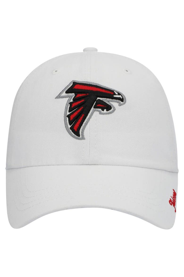 Women's '47 White Atlanta Falcons Miata Clean Up Logo Adjustable Hat, Alternate, color, White
