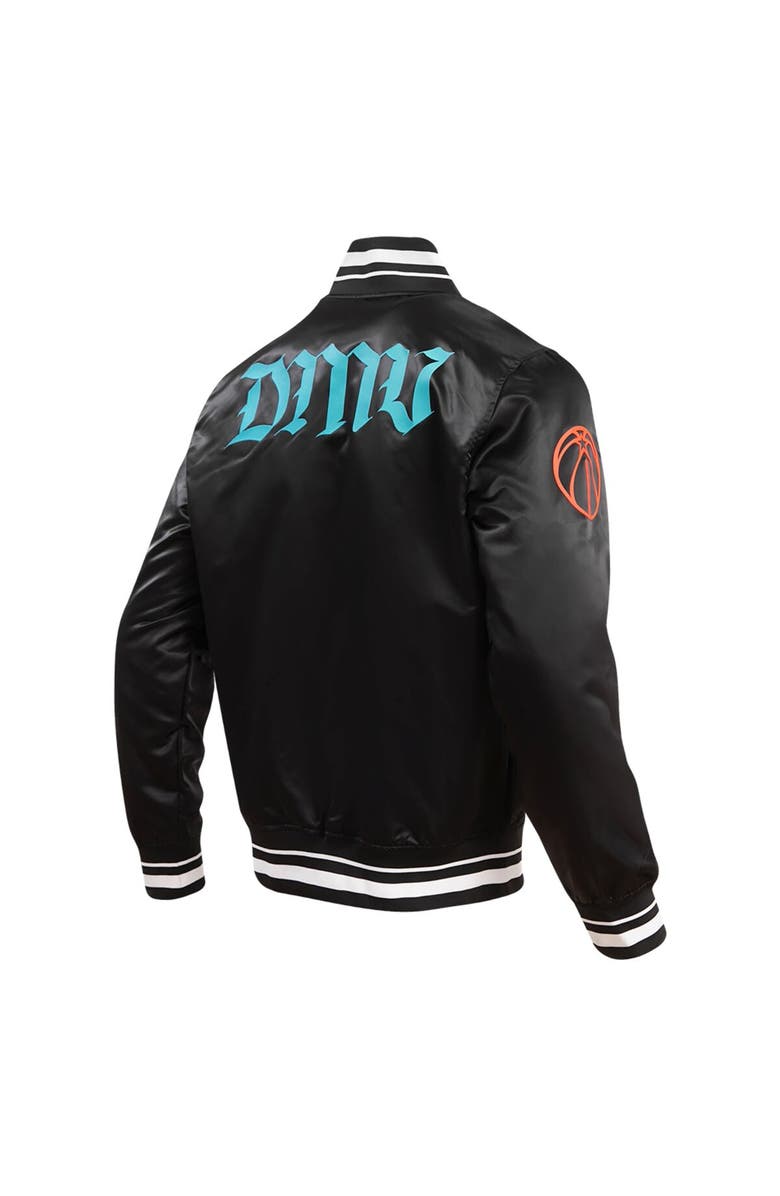 PRO STANDARD Men's Pro Standard Black Washington Wizards 2023/24 City Edition Satin Full-Snap Jacket, Alternate, color, 