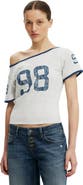 Cotton On Women's The Fitted Off Shoulder Graphic Tee