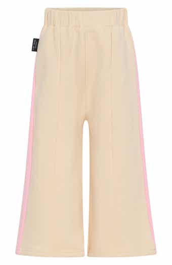Kids' Colorblock Cotton Wide Leg Sweatpants