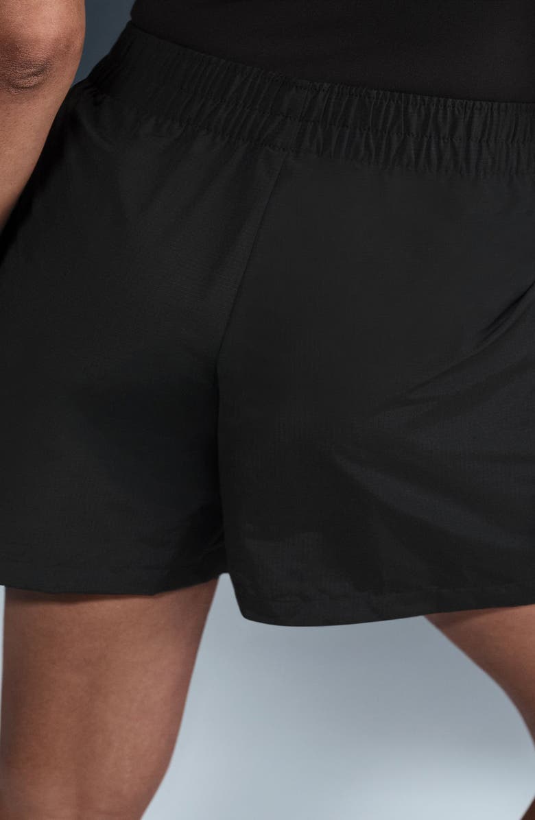 Nike Sportswear Essential Woven High Waist 5-Inch Cargo Shorts, Alternate, color, Black/ White