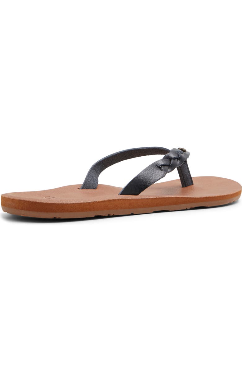 Roxy Liza IV Flip Flop, Alternate, color, Black