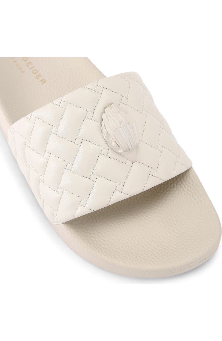 Kurt Geiger London Meena Eagle Slide Sandal, Alternate, color, Natural