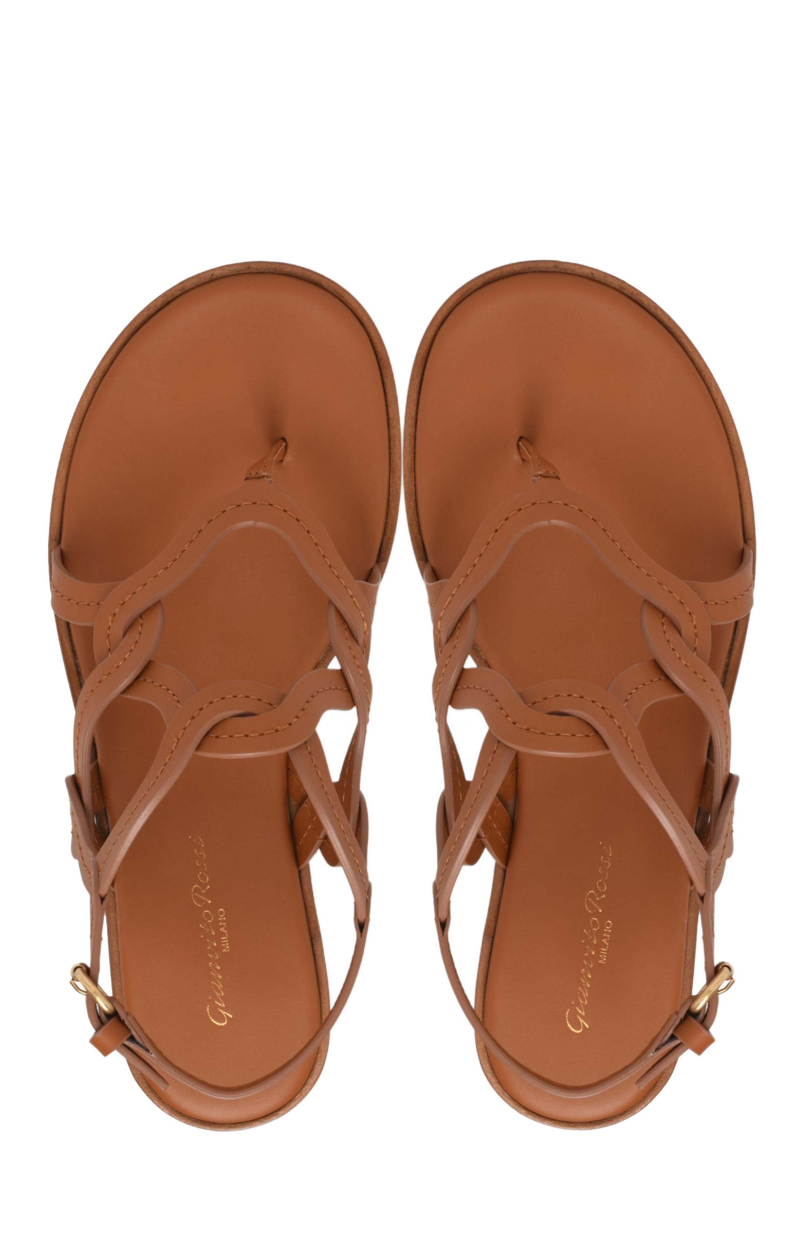 Gianvito Rossi Amalfi Thong Sandal, Alternate, color, 