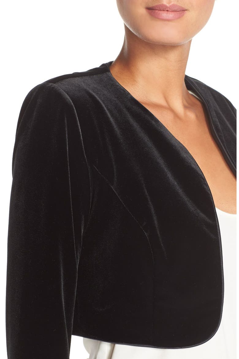 Georgette Overlay Pants, Alternate, color, BLACK