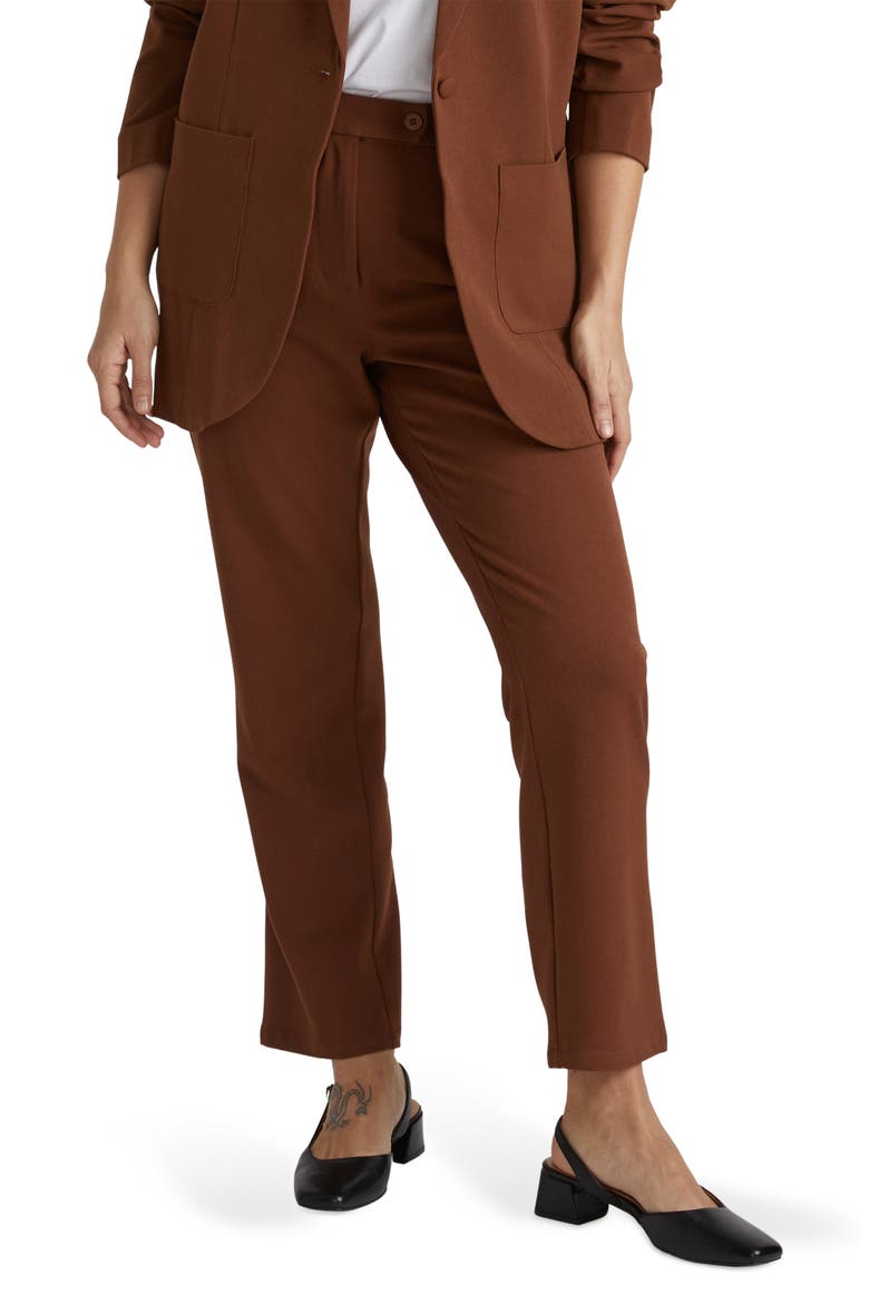 All Day High Waist Cigarette Pants, Main, color, PONY