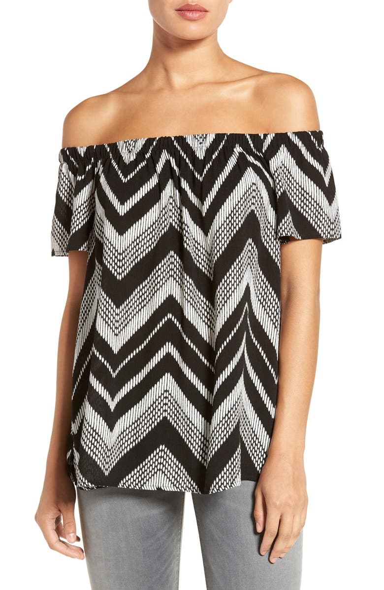 Bobeau Off the Shoulder Top, Main, color,