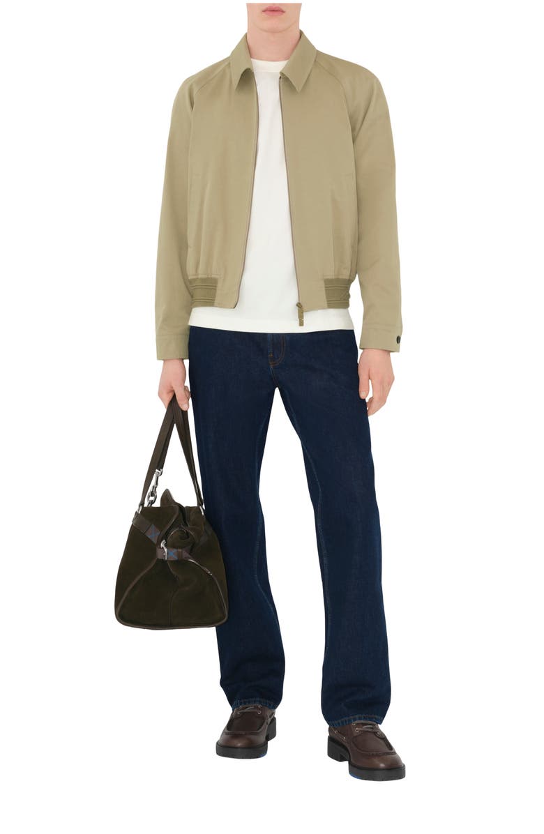 Burberry EKD Badge Cotton T-shirt, Main, color, Chalk