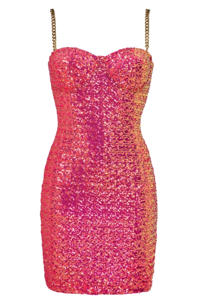 NADINE MERABI Lara Sequin Minidress, Alternate, color, 