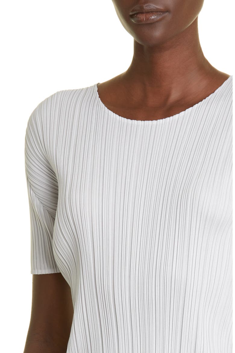Pleated Top, Alternate, color, LIGHT GRAY