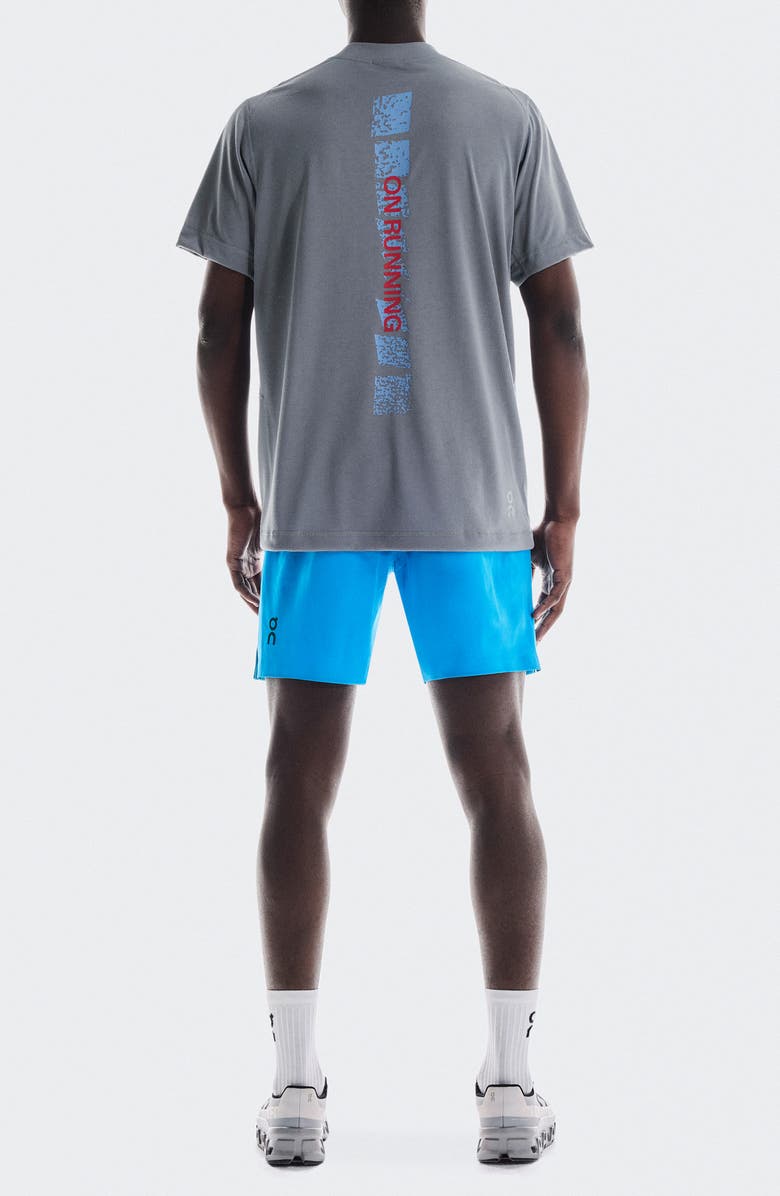 On Train-T Short Sleeve T-Shirt, Alternate, color, Rock