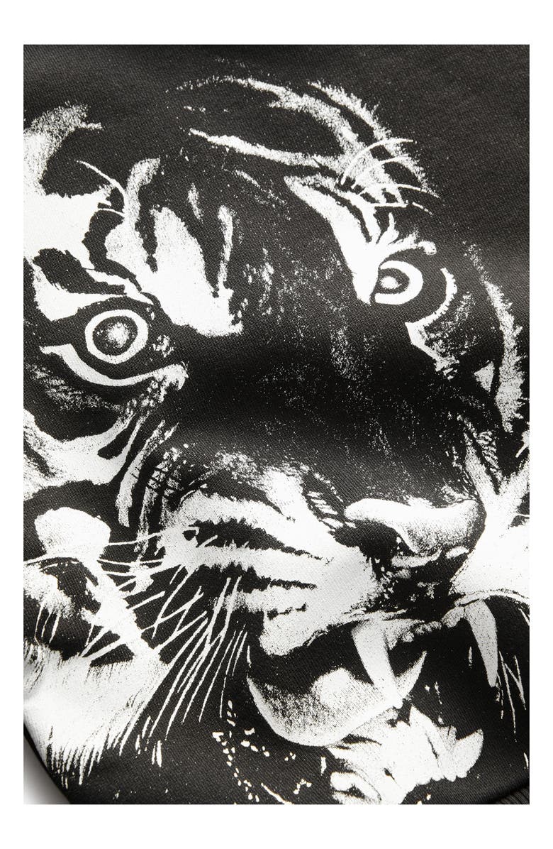 smALLSAINTS by ALLSAINTS Kids' Tiger Cotton Graphic Sweatshirt, Alternate, color, 