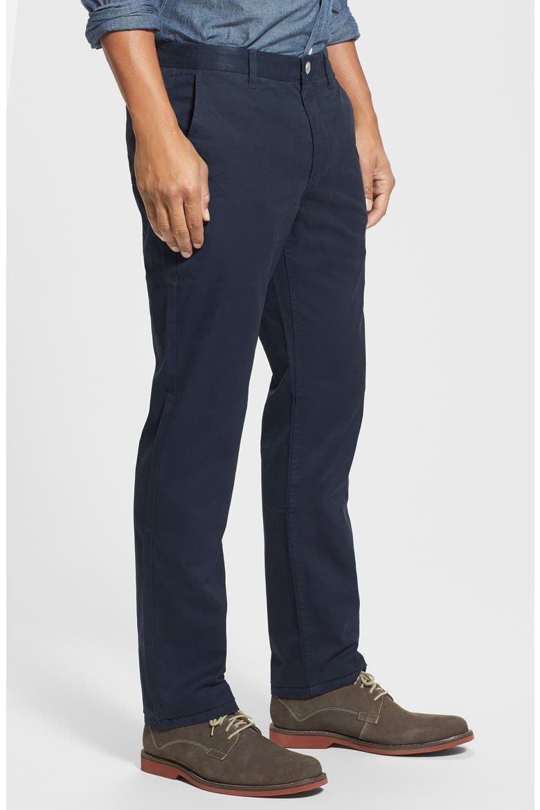 Slim Fit Washed Chinos, Alternate, color, JET BLUES