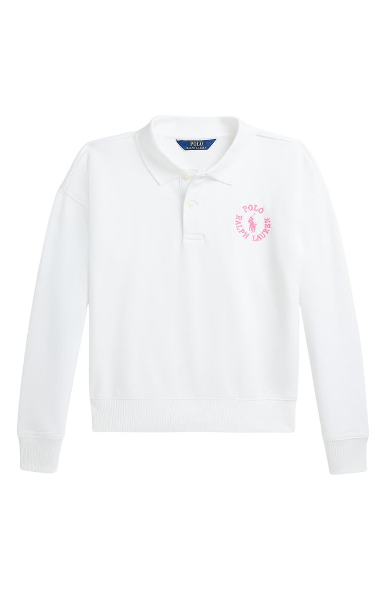 Polo Ralph Lauren Kids' Long Sleeve French Terry Polo, Main, color, 