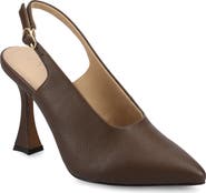 Journee Collection Verena Pointed Toe Slingback Pump
