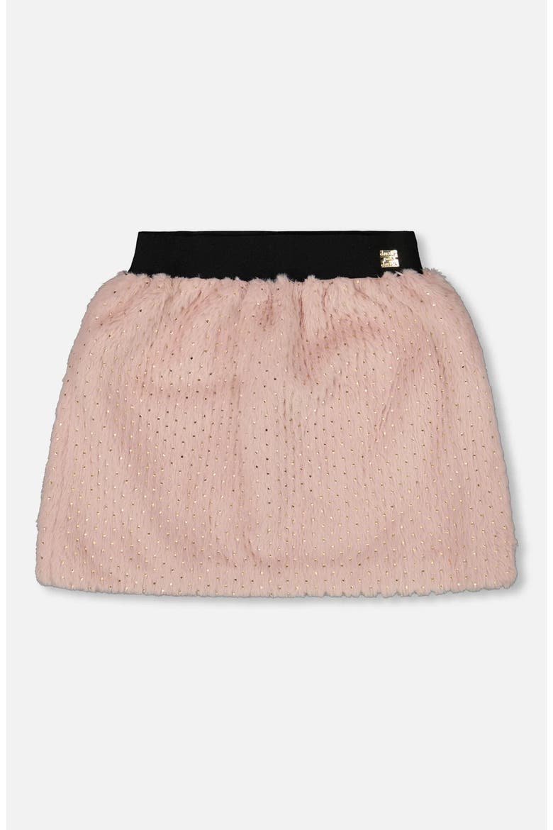 Fake Fur Skirt, Main, color, Dusty Pink