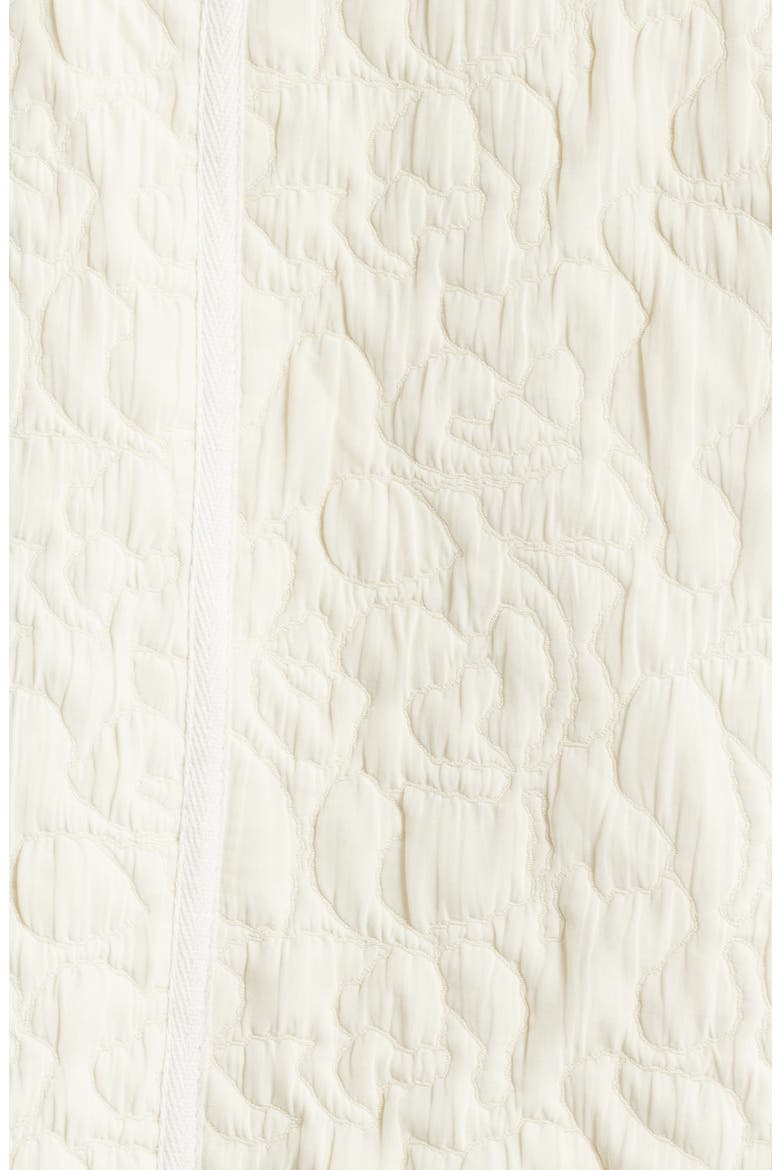 Quilted Jacquard Jacket, Alternate, color, CREAM