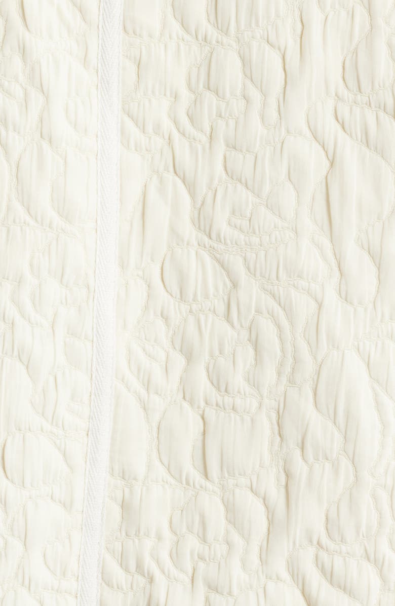 Bernardo Quilted Jacquard Jacket, Alternate, color, Cream