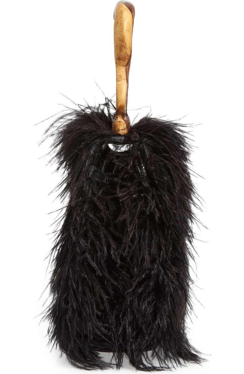 Brother Vellies Nile Feather Handbag, Alternate, color,