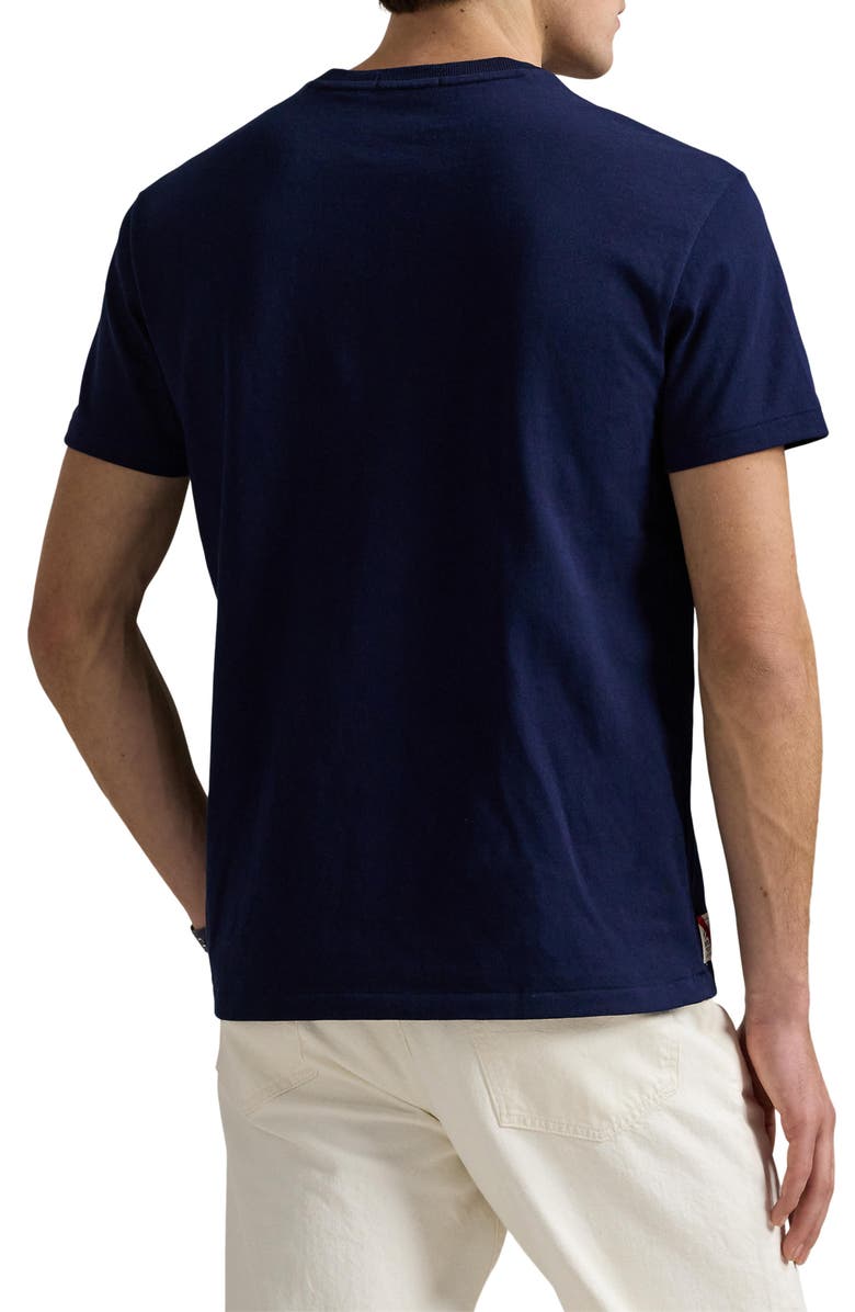 Polo Ralph Lauren 1967 Running Club Embroidered Cotton T-Shirt, Alternate, color, 