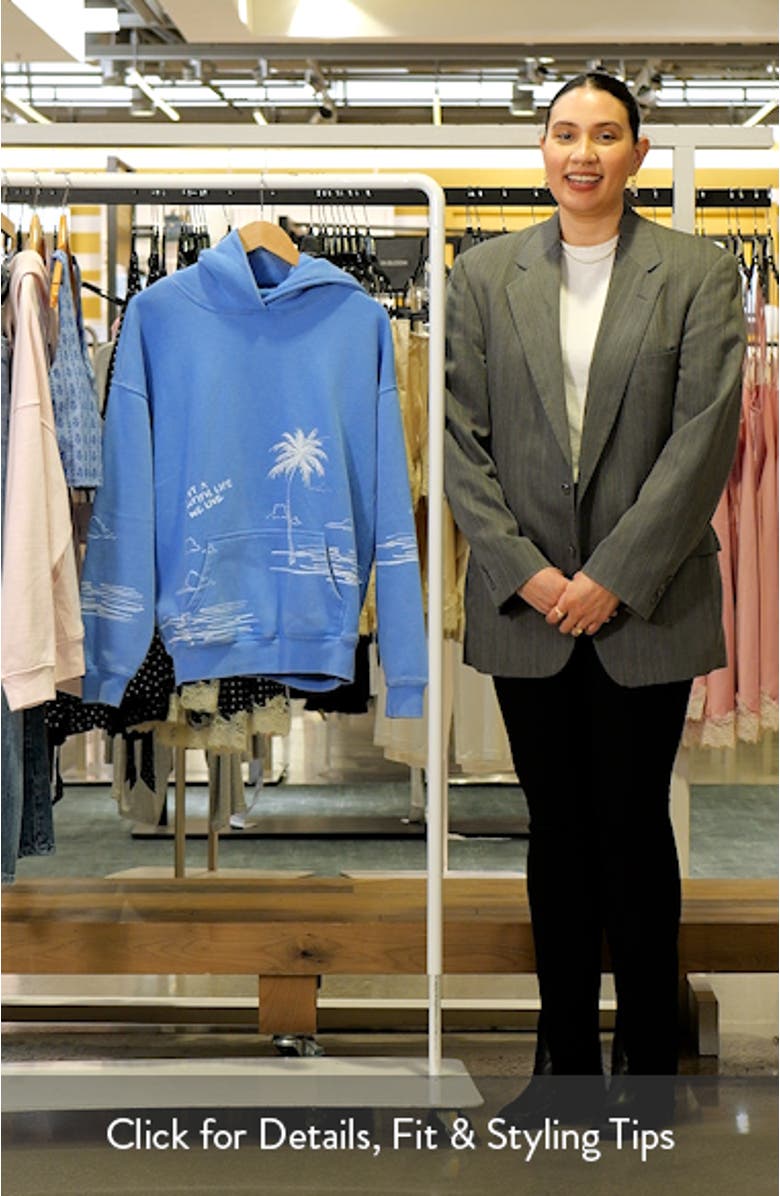 A Beautiful Life Oversize Graphic Hoodie, sales video thumbnail