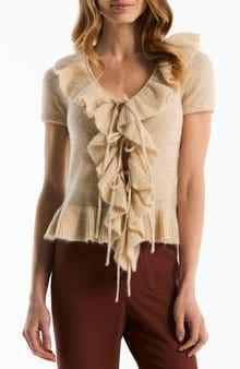 Ruffle Peplum Sweater