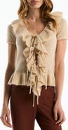 Laundry by Shelli Segal Ruffle Peplum Sweater