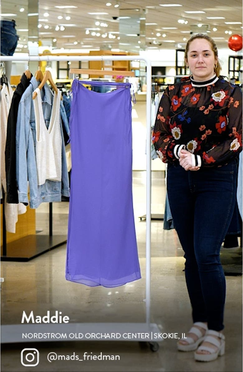 Amalfi Strappy Slit Maxi Skirt, sales video thumbnail