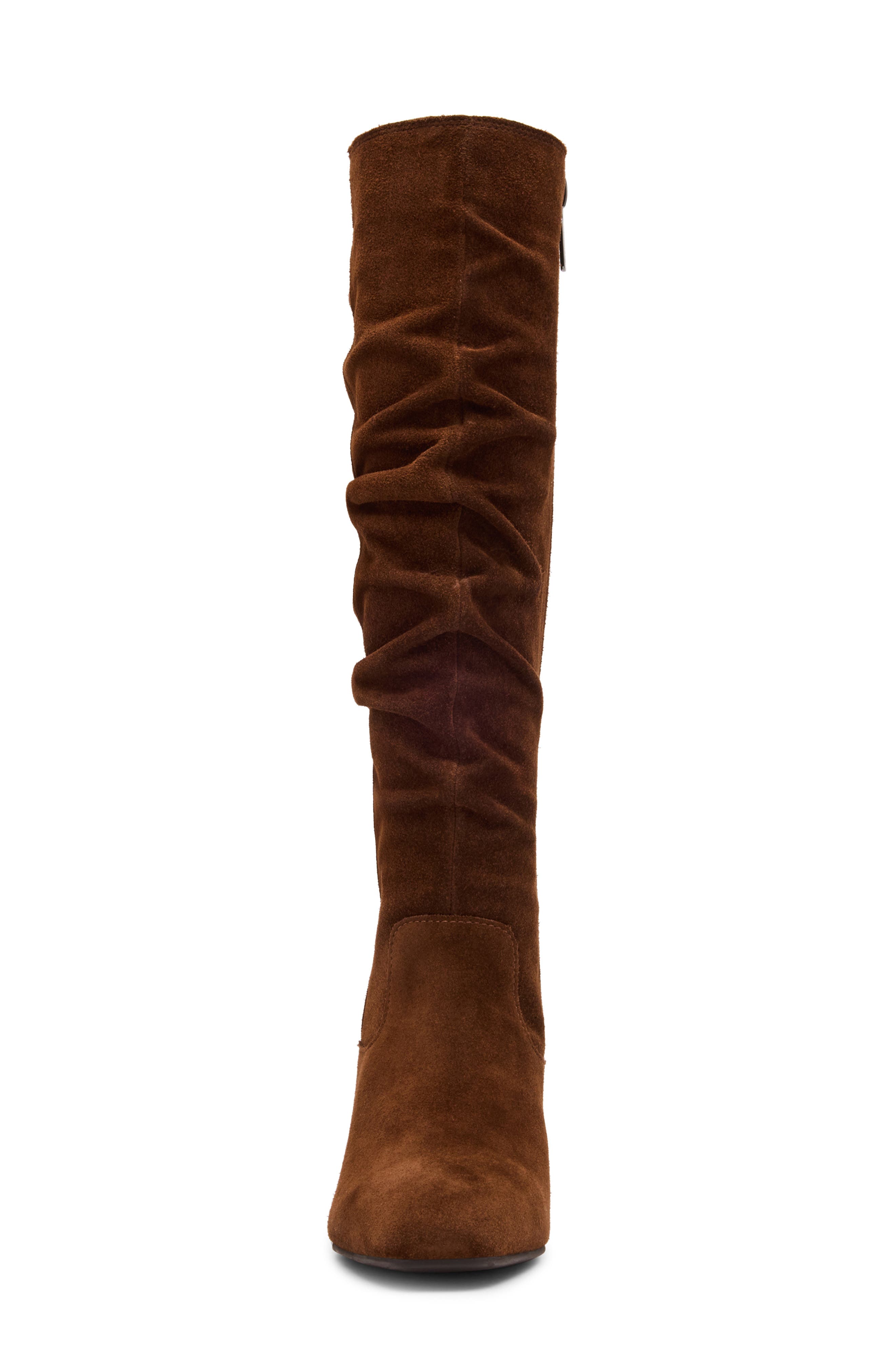 Saren Waterproof Leather Boot, Alternate, color, CHOCOLATE SUEDE