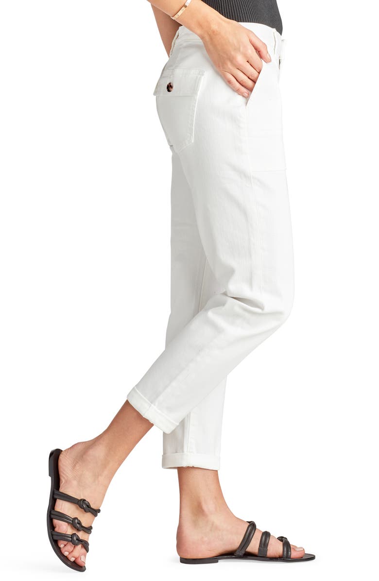 Sam Edelman The Cargo Cotton Blend Utility Pants, Alternate, color, 