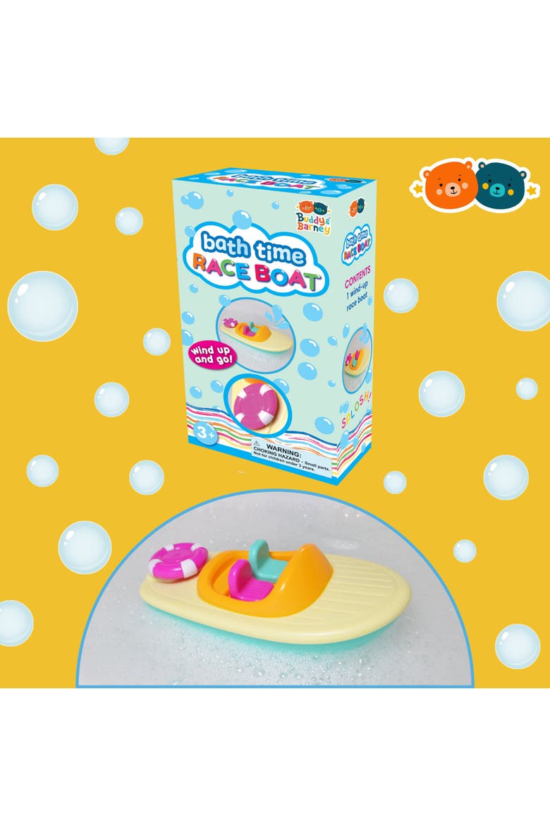Bath Time Race Boat, Alternate, color, Multicolored