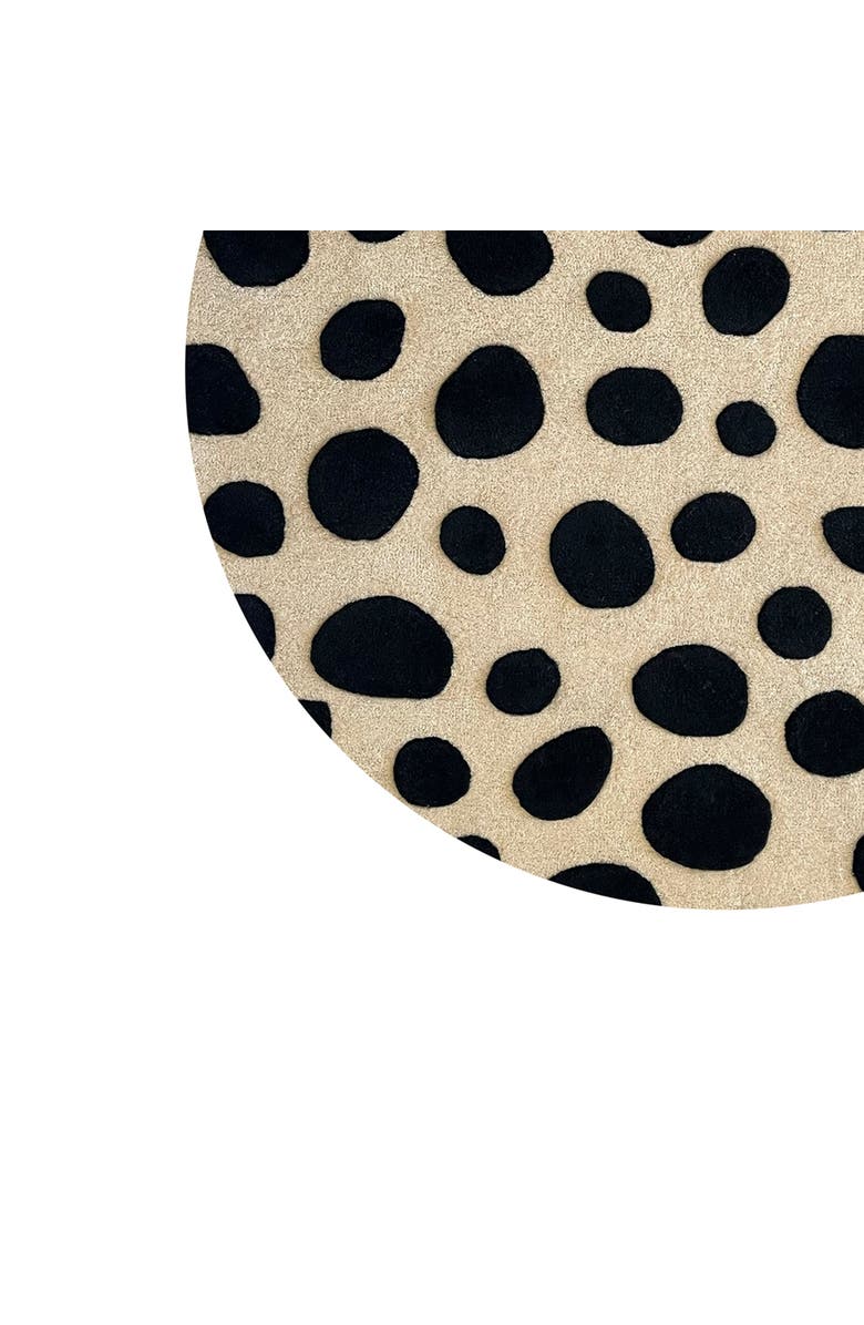 Maison Deux Cheetah Rug, Alternate, color, Beige / Black Print
