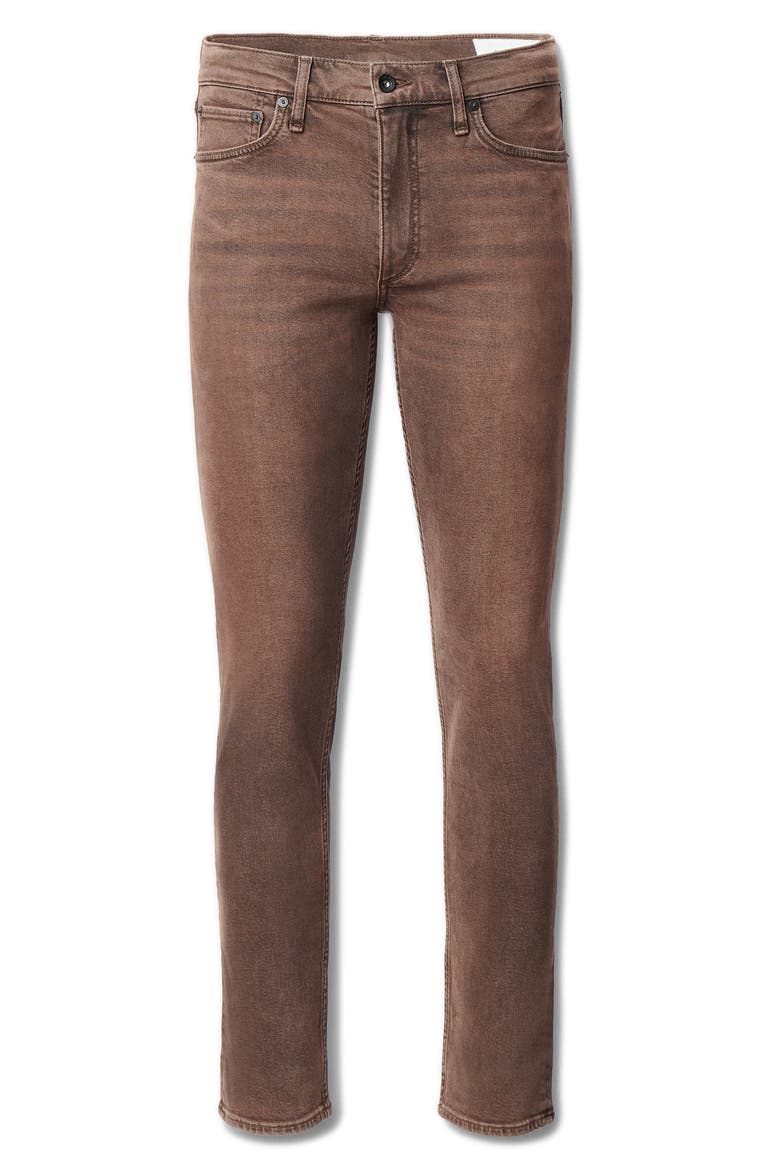 Fit 2 Authentic Stretch Infuse Slim Fit Jeans, Alternate, color, BROWNSTONE