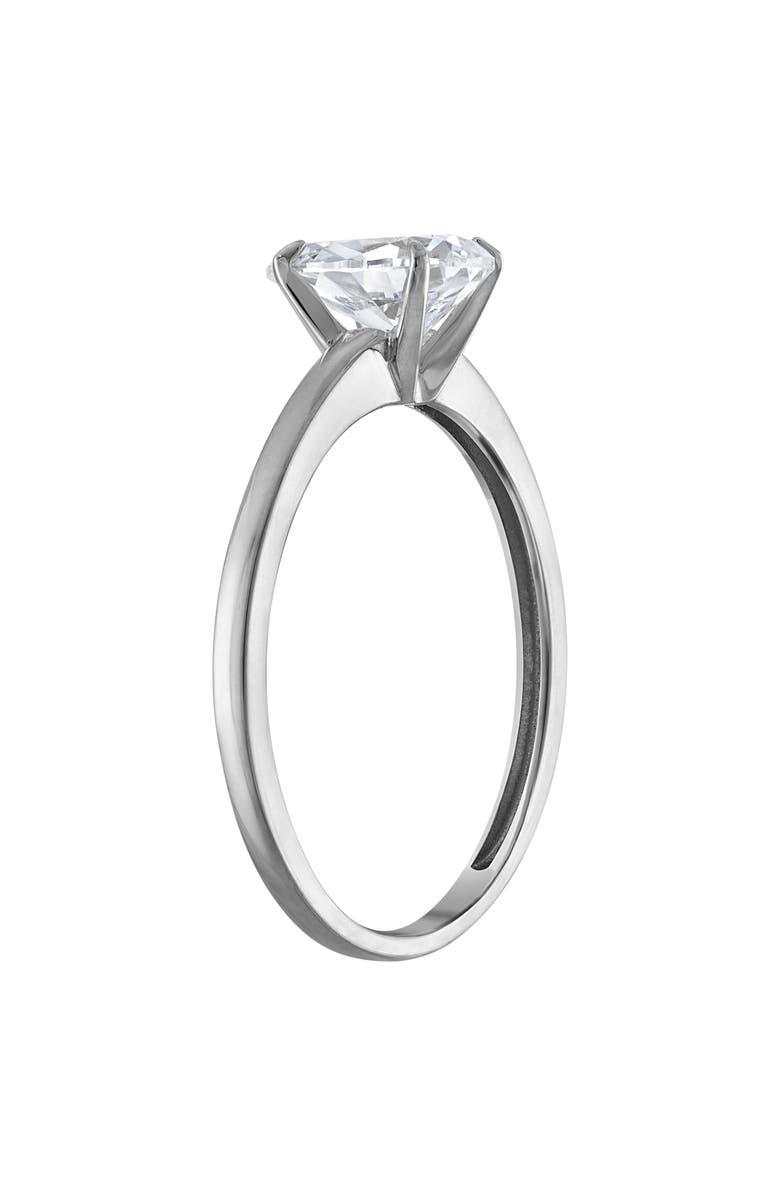 FZN 14K Gold Lab Grown Diamond Ring, Alternate, color, Silver
