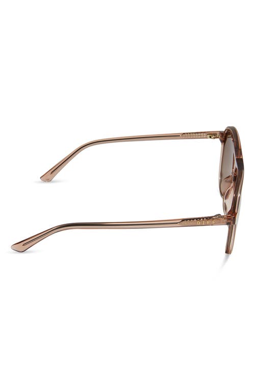 DIFF DIFF TOSCA II 56MM POLARIZED AVIATOR SUNGLASSES 