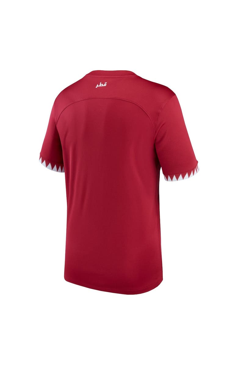 Nike Men's Nike Maroon Qatar National Team 2022/23 Home Replica Jersey, Alternate, color, Maroon
