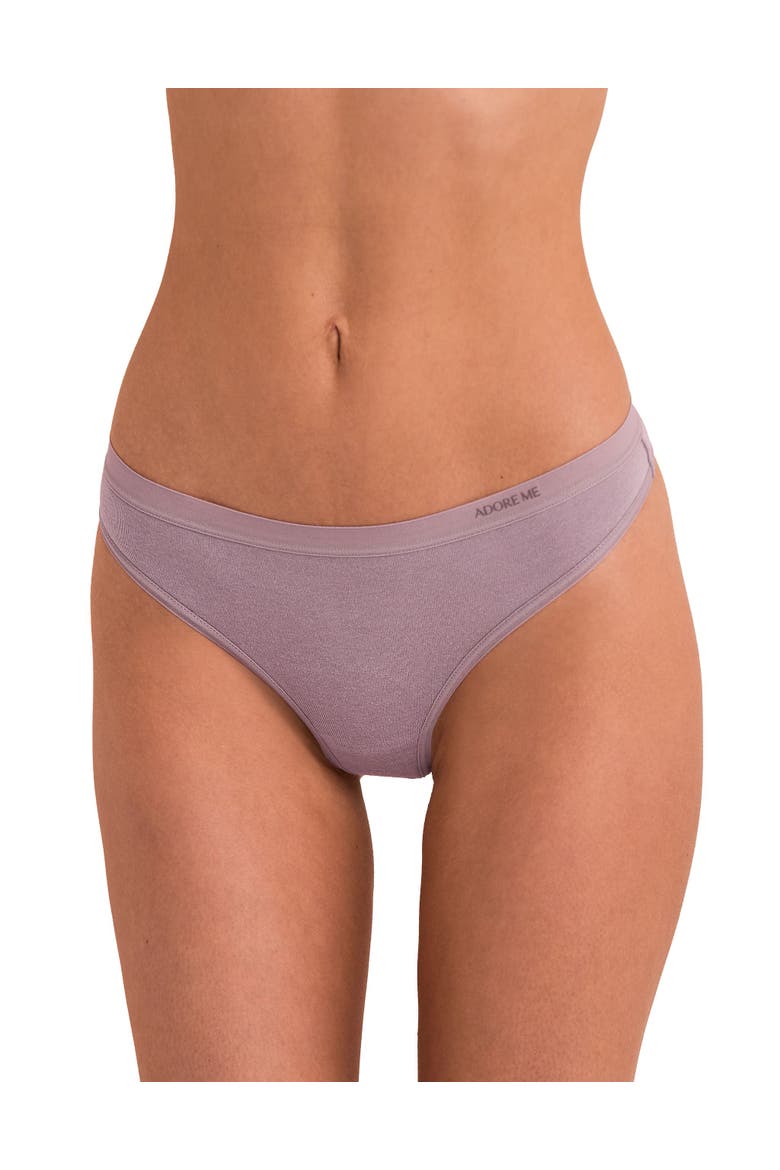 Ezra Thong Panties, Main, color, Dark purple