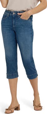 NYDJ Marilyn Triple Stitch Crop Straight Leg Jeans