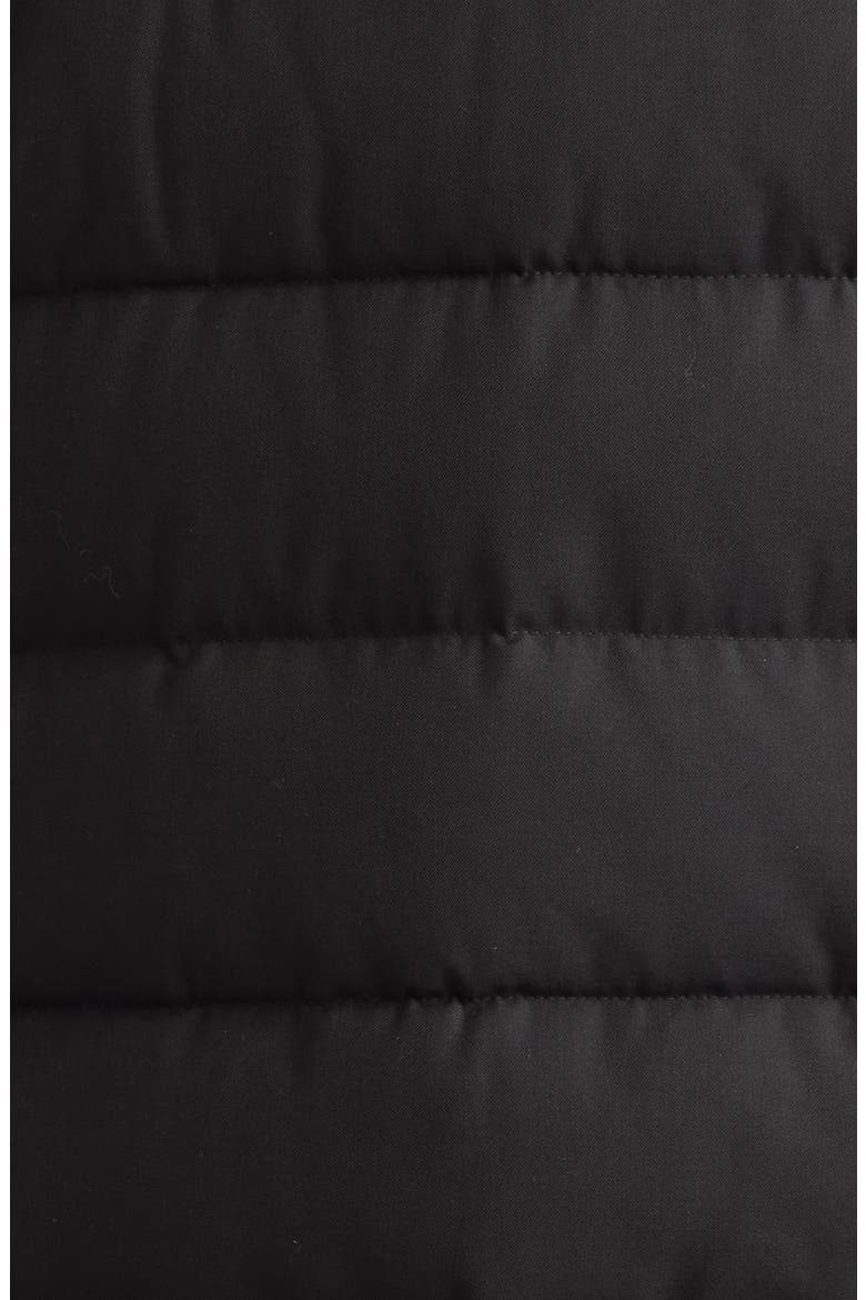 Ilvo 3-in-1 Quilted Down Overcoat & Vest, Alternate, color, NERO