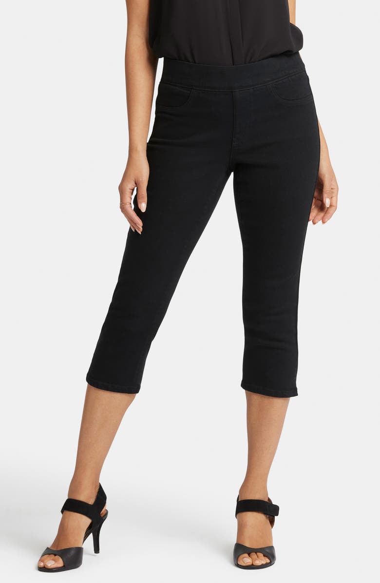 NYDJ Dakota Side Slit Pull-On Capri Jeans, Main, color,