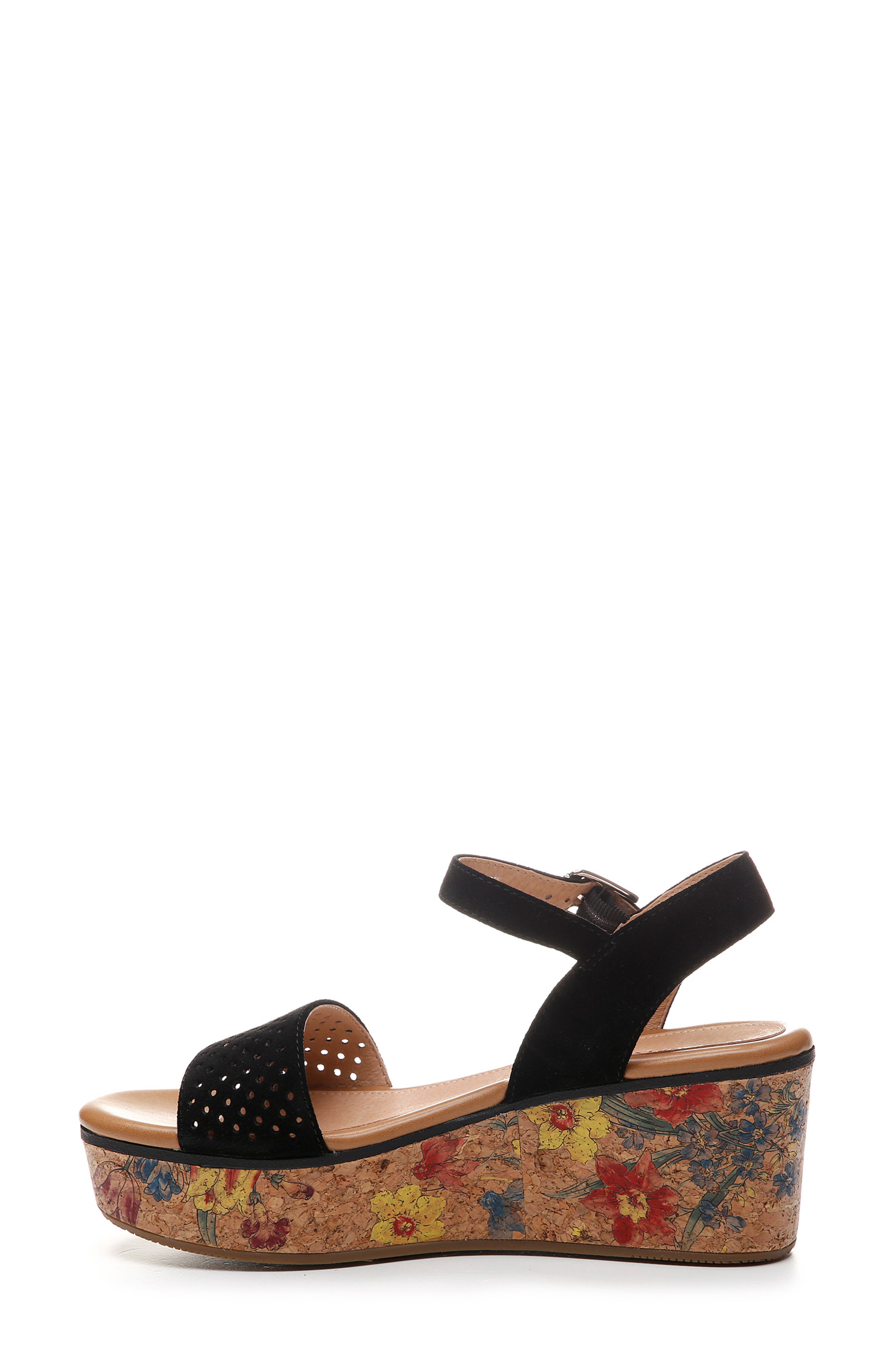 Stonefly Diva Platform Wedge Sandal, Alternate, color, 