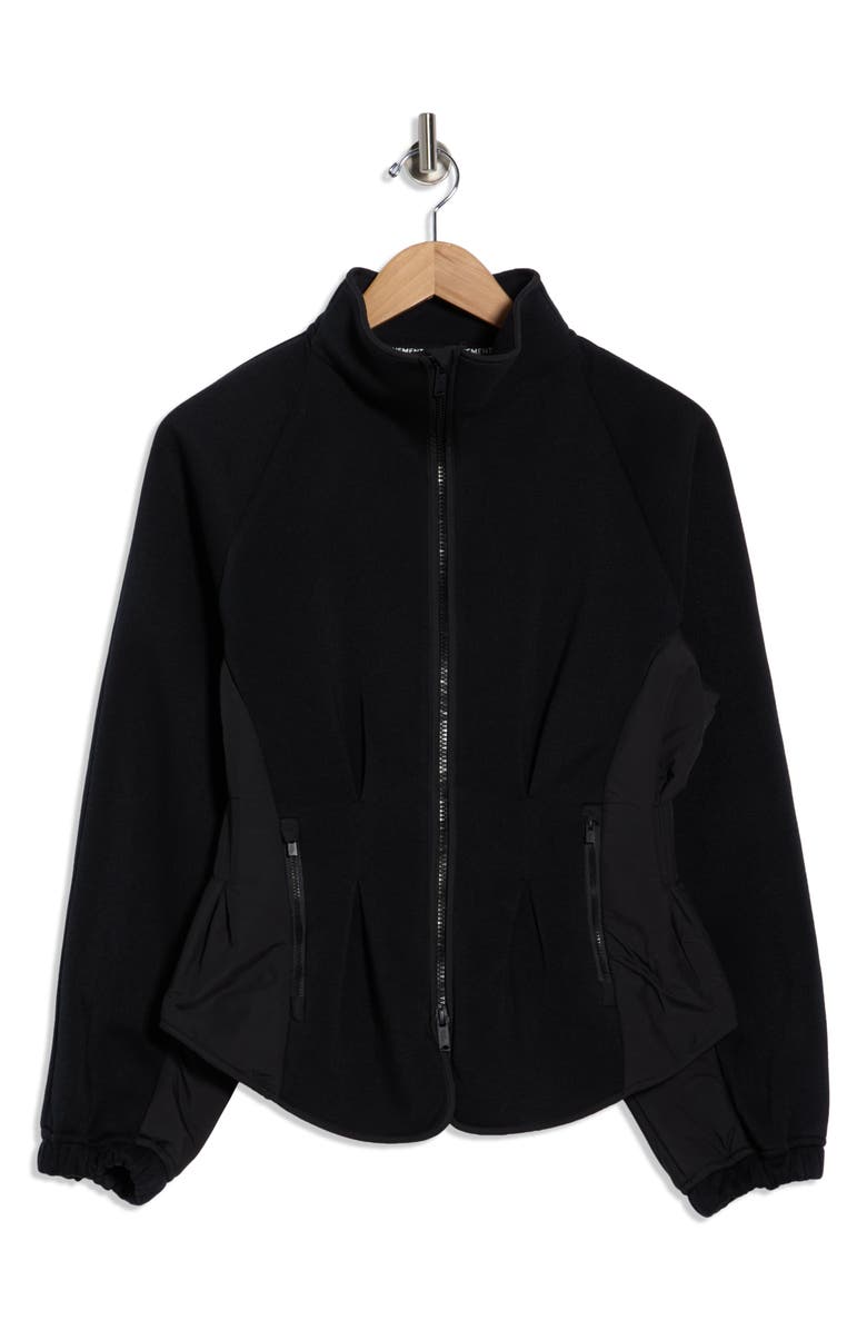 FP Movement by Free People FP Movement Gia Fleece Jacket, Main, color, Black